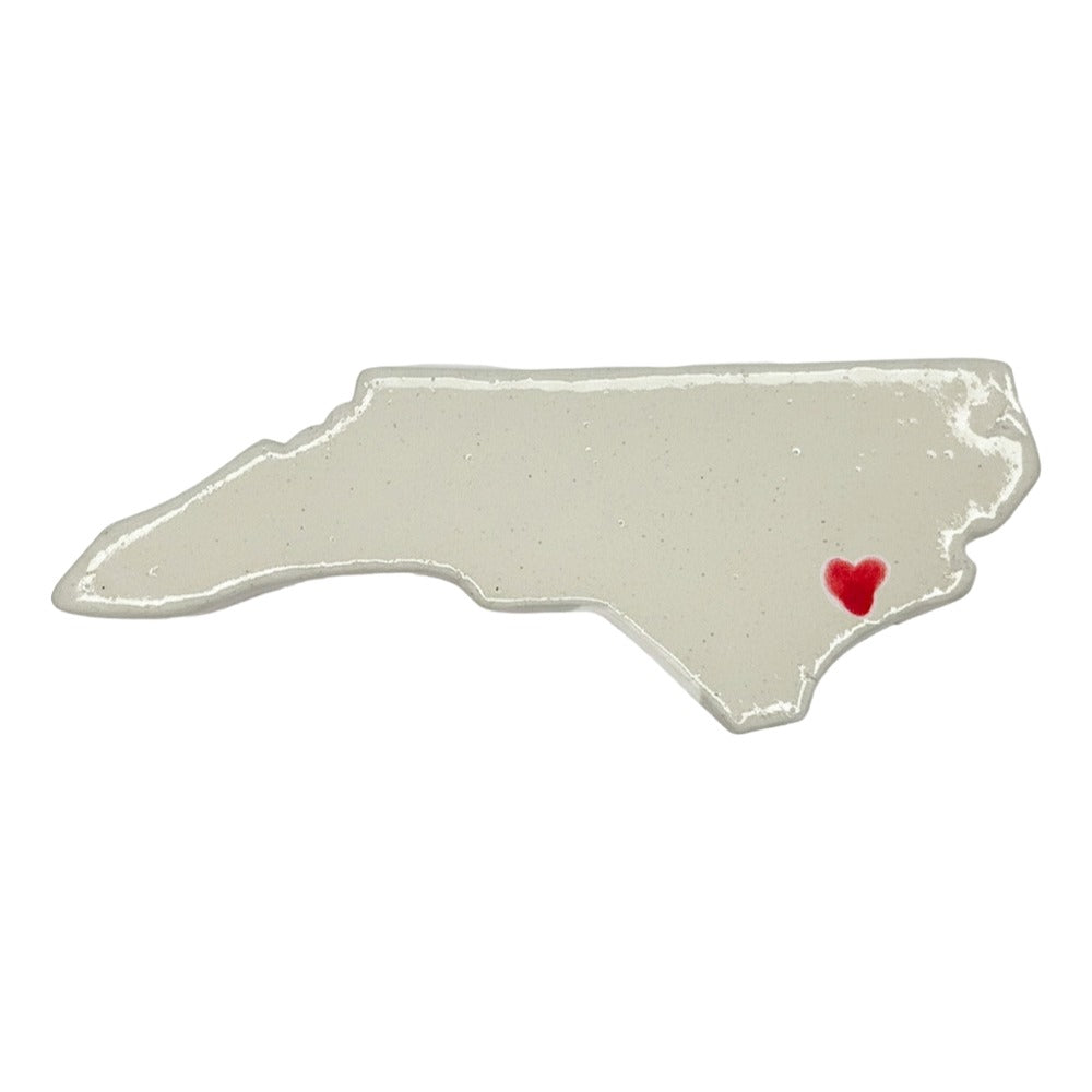 Jacksonville Ceramic Magnet for Fridge - Handcrafted North Carolina State Decor Gift