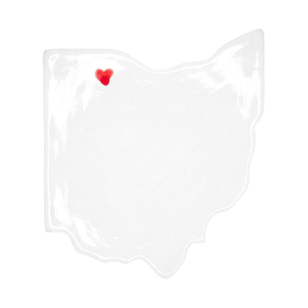 Toledo Ceramic Magnet for Fridge - Handcrafted Ohio State Decor Gift