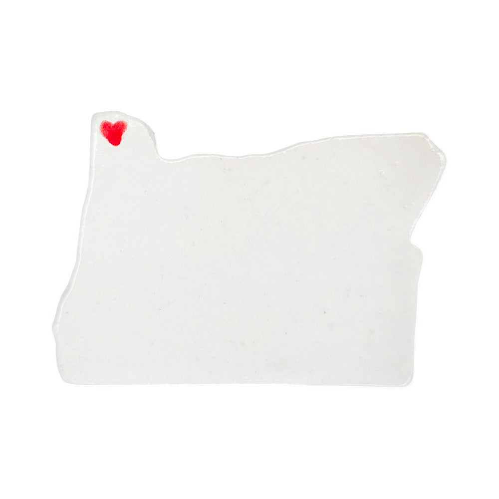 Astoria Ceramic Magnet for Fridge - Handcrafted Oregon State Decor Gift