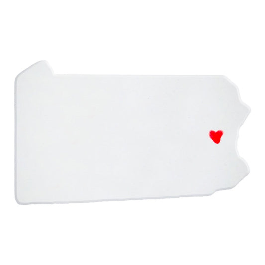 Allentown Ceramic Magnet for Fridge - Handcrafted Pennsylvania State Decor Gift