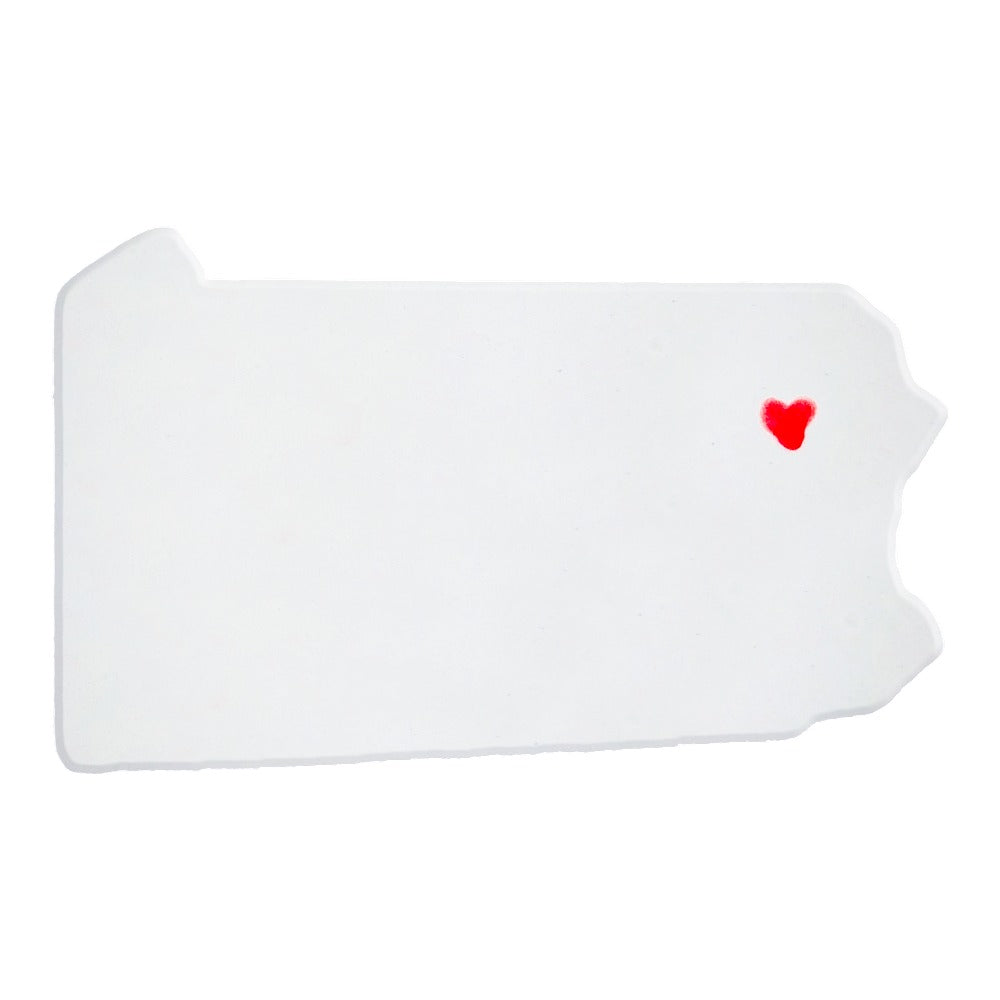 Scranton Ceramic Magnet for Fridge - Handcrafted Pennsylvania State Decor Gift