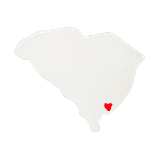 Charleston Ceramic Magnet for Fridge - Handcrafted South Carolina State Decor Gift