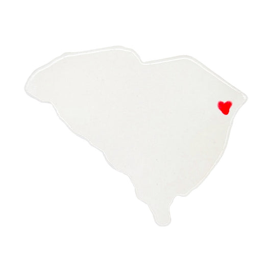 Myrtle Beach Ceramic Magnet for Fridge - Handcrafted South Carolina State Decor Gift