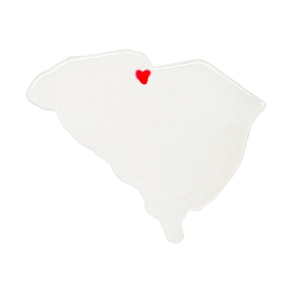 Rock Hill Ceramic Magnet for Fridge - Handcrafted South Carolina State Decor Gift