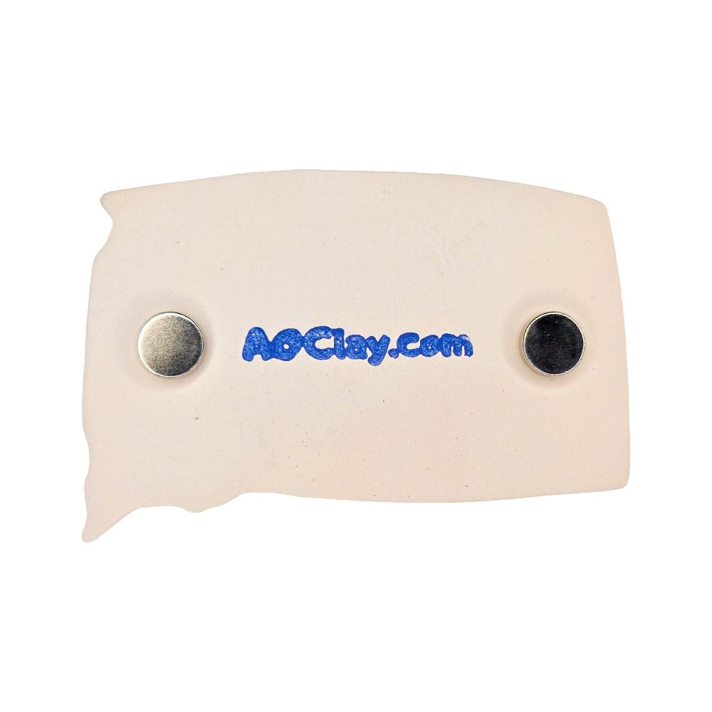 Rapid City Ceramic Magnet for Fridge - Handcrafted South Dakota State Decor Gift