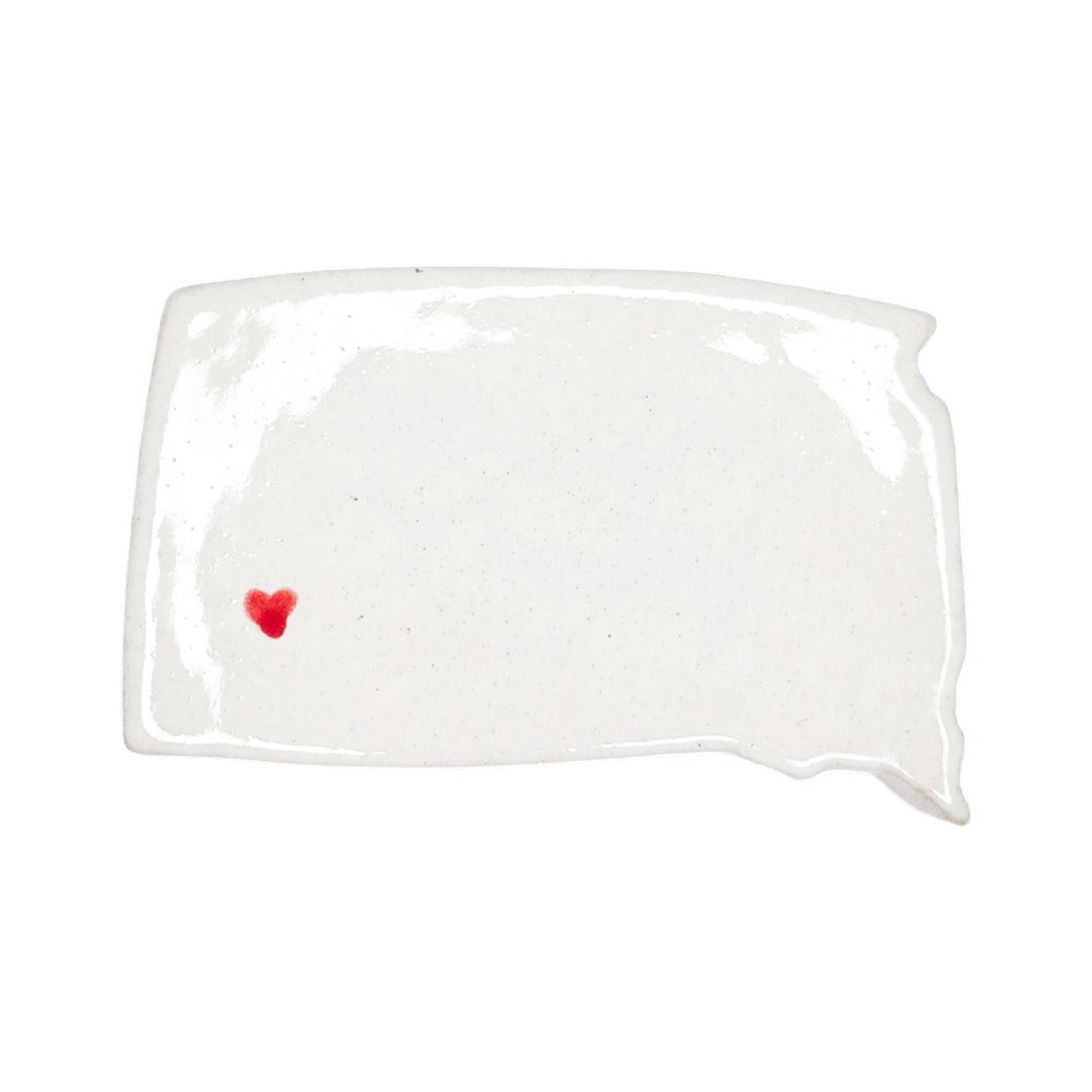 Rapid City Ceramic Magnet for Fridge - Handcrafted South Dakota State Decor Gift