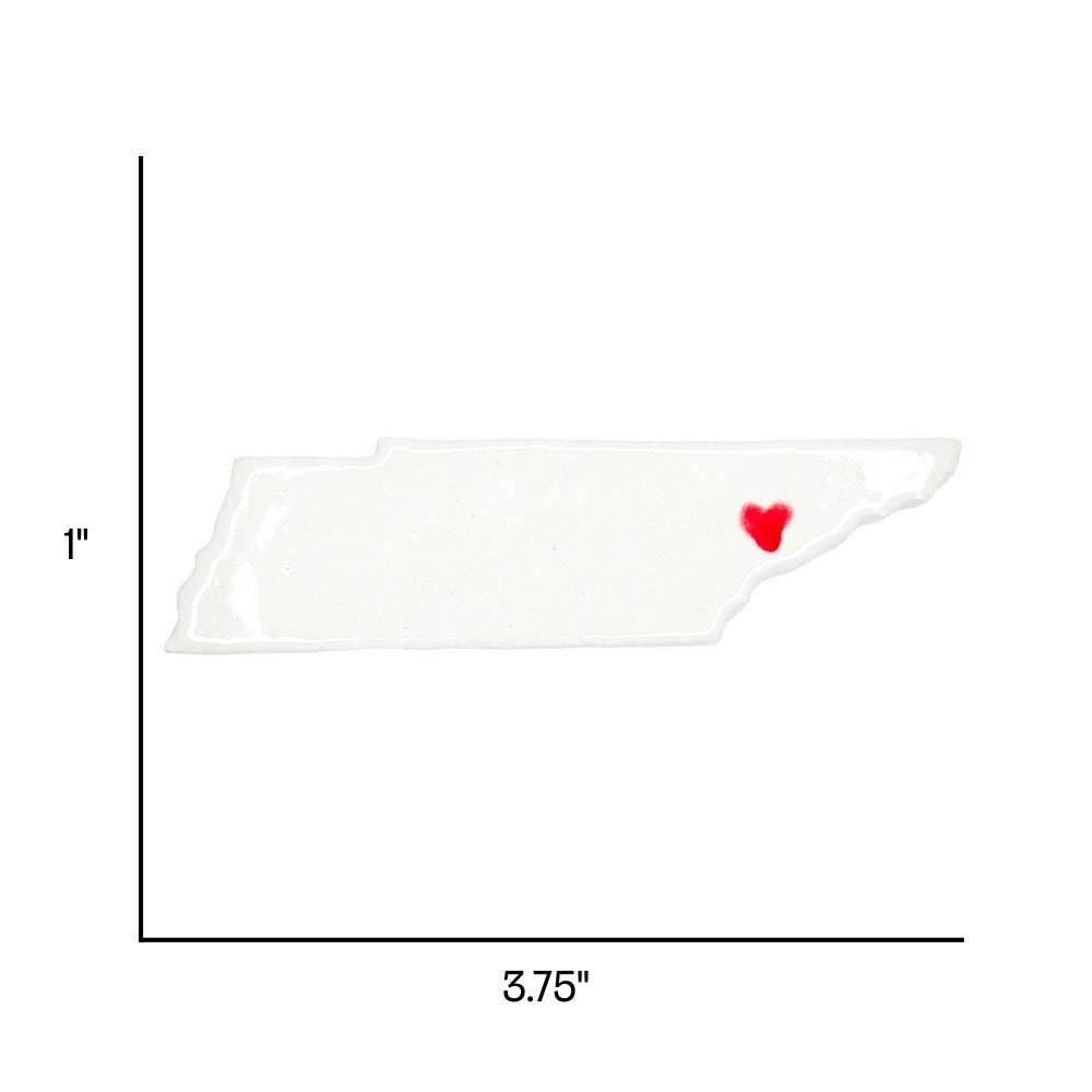 Knoxville Ceramic Magnet for Fridge - Handcrafted Tennessee State Decor Gift