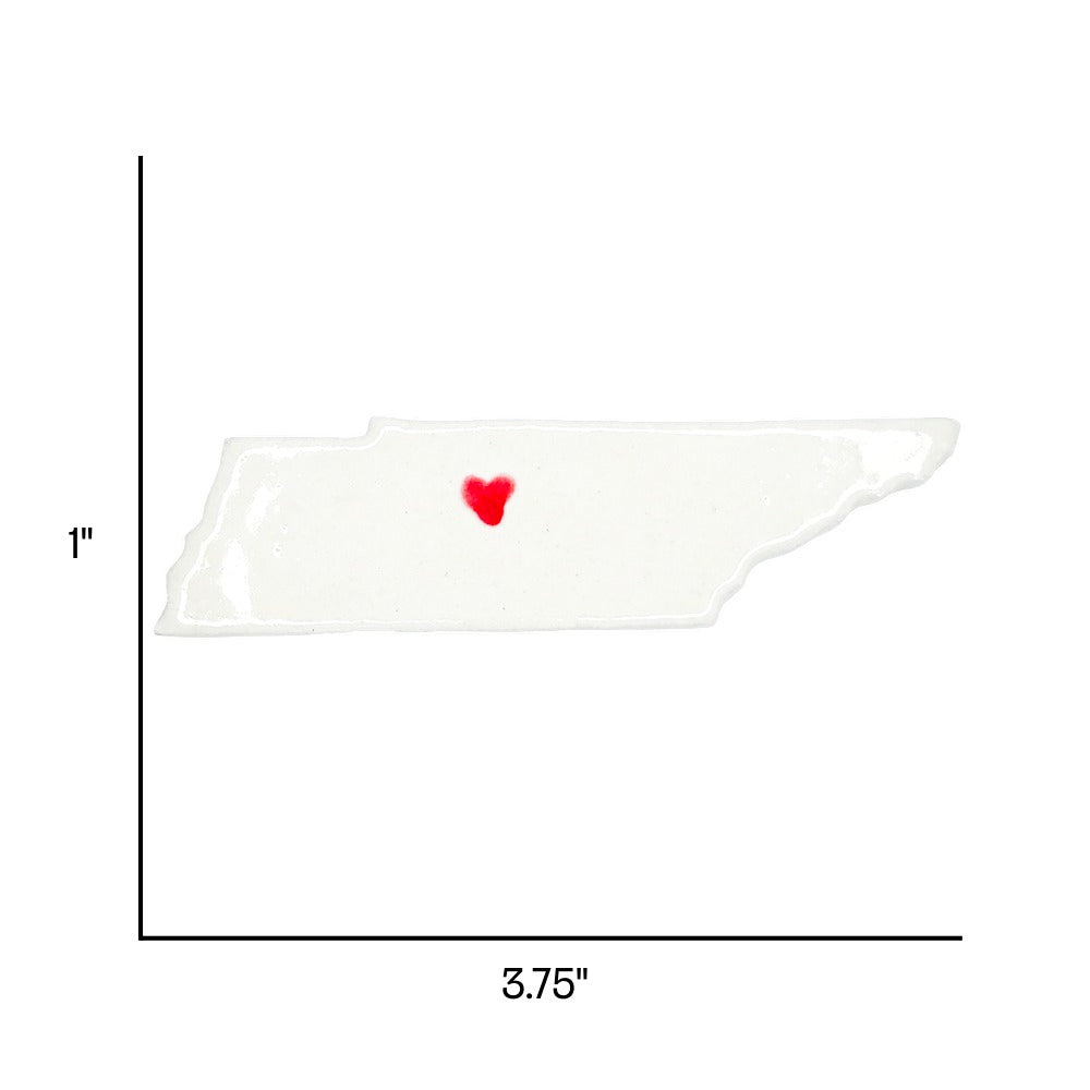 Nashville Ceramic Magnet for Fridge - Handcrafted Tennessee State Decor Gift