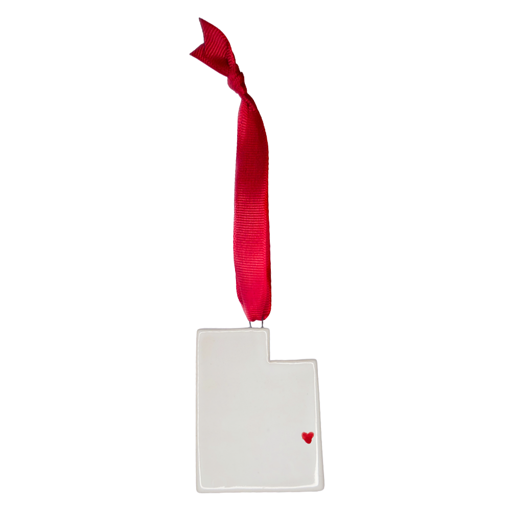 Moab Ceramic Christmas Ornament - Handcrafted Utah Holiday Gift