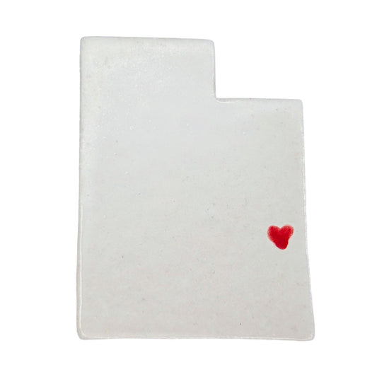 Moab Ceramic Magnet for Fridge - Unique Handmade Utah State Decor Gift