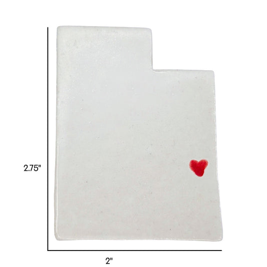 Moab Ceramic Magnet for Fridge - Unique Handmade Utah State Decor Gift