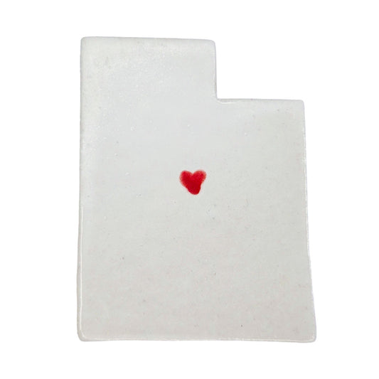 Provo Ceramic Magnet for Fridge - Unique Handmade Utah State Decor Gift