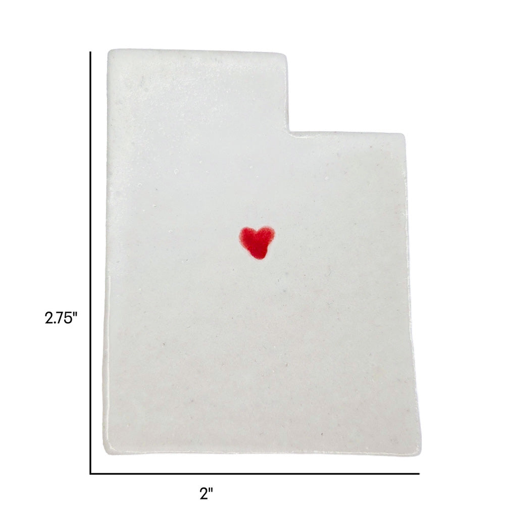 Provo Ceramic Magnet for Fridge - Unique Handmade Utah State Decor Gift