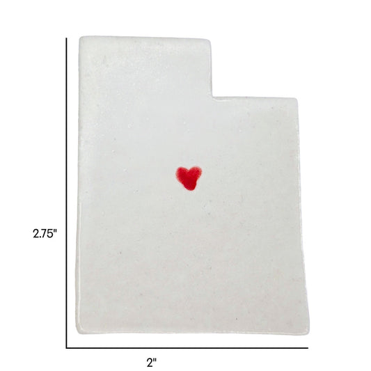 Provo Ceramic Magnet for Fridge - Unique Handmade Utah State Decor Gift