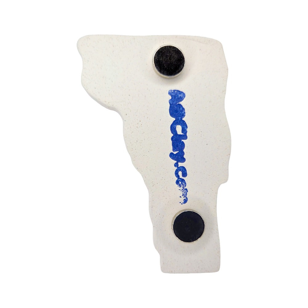 Montpelier Ceramic Magnet for Fridge - Handcrafted Vermont State Decor Gift