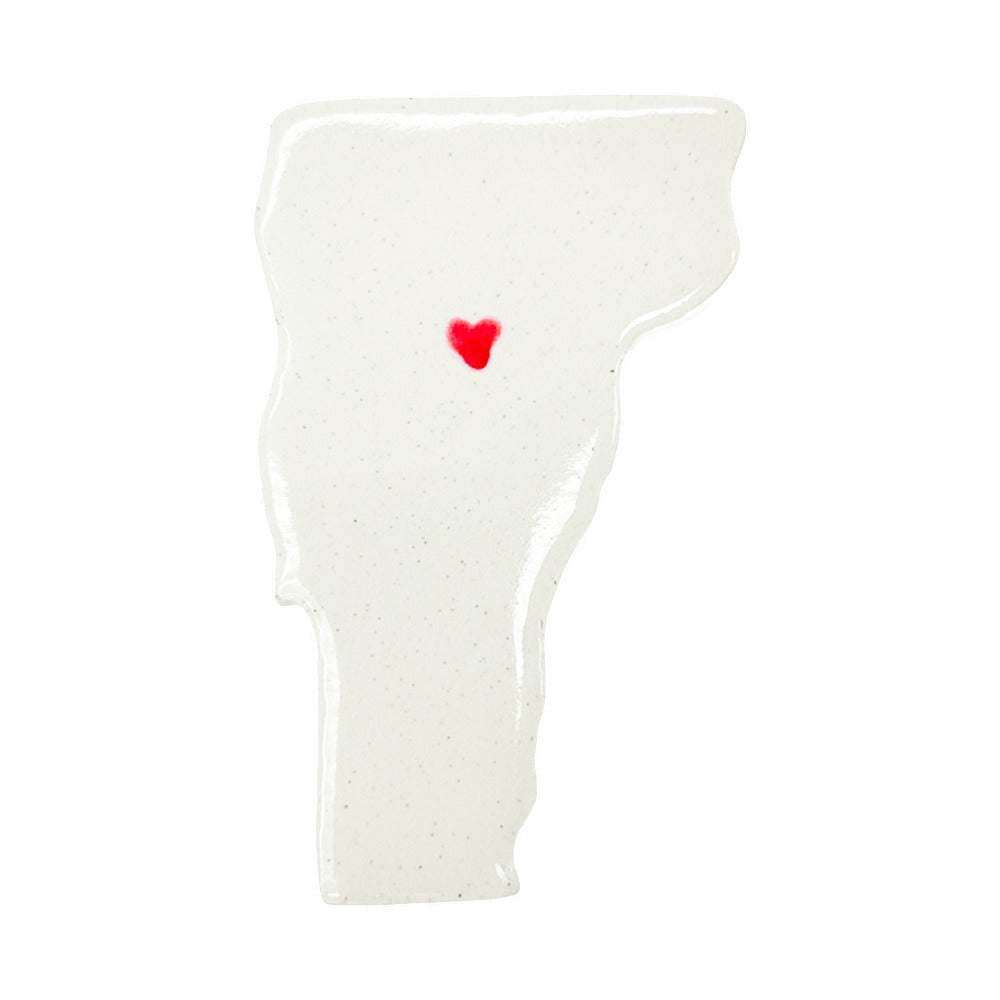 Montpelier Ceramic Magnet for Fridge - Handcrafted Vermont State Decor Gift