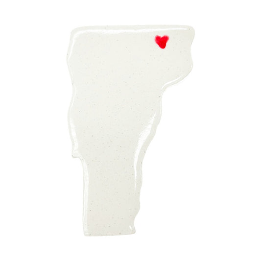 Newport Ceramic Magnet for Fridge - Handcrafted Vermont State Decor Gift