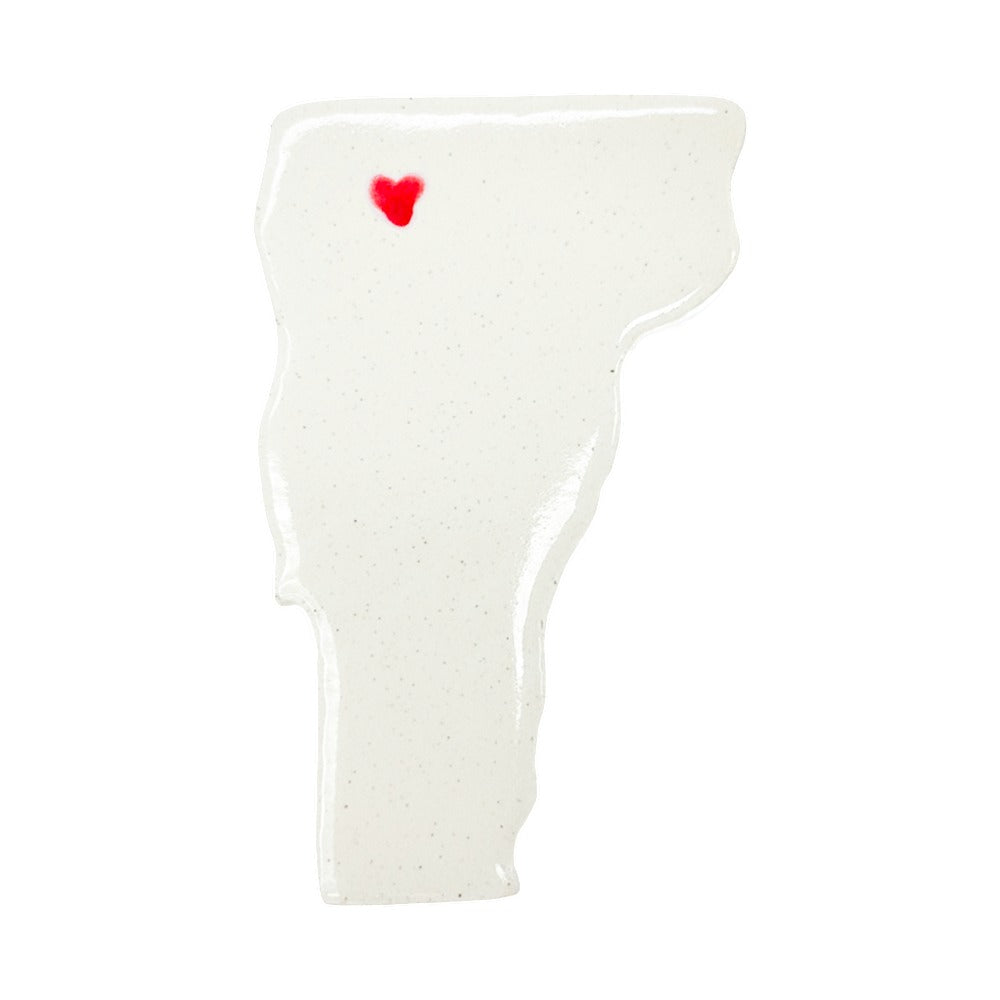 St Albans Ceramic Magnet for Fridge - Handcrafted Vermont State Decor Gift