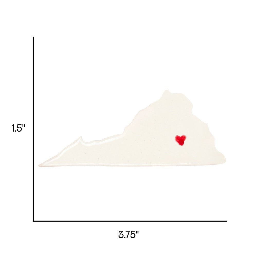 Richmond Ceramic Magnet for Fridge - Handcrafted Virginia State Decor Gift