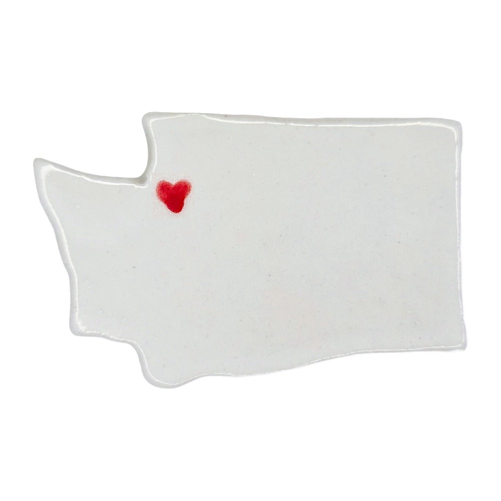 Bellevue Ceramic Magnet for Fridge - Unique Handmade Washington State Gift