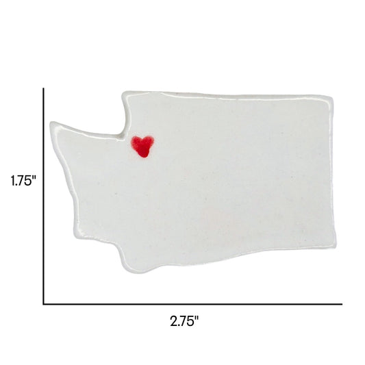 Bellevue Ceramic Magnet for Fridge - Unique Handmade Washington State Gift
