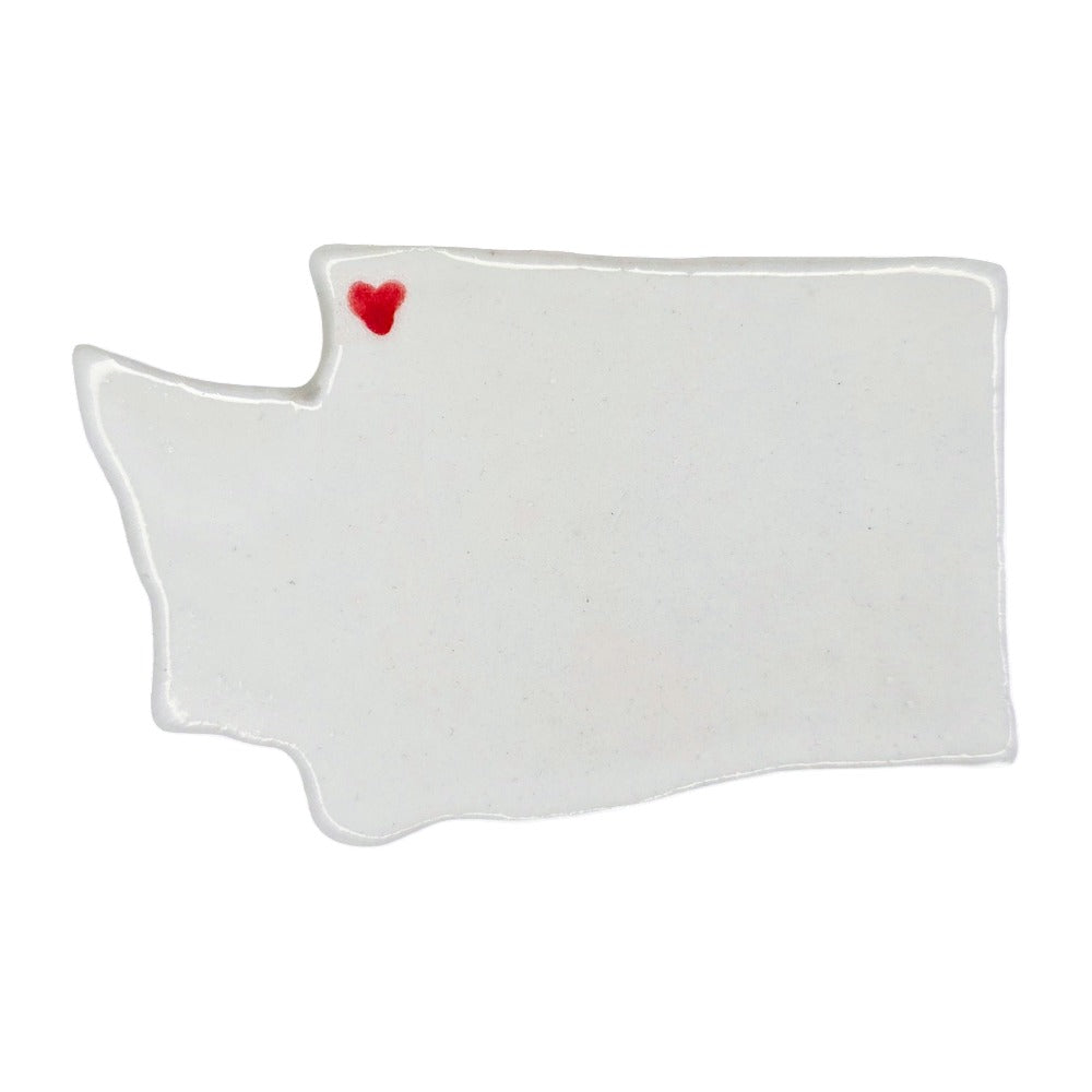 Bellingham Ceramic Magnet for Fridge - Unique Handmade Washington State Gift
