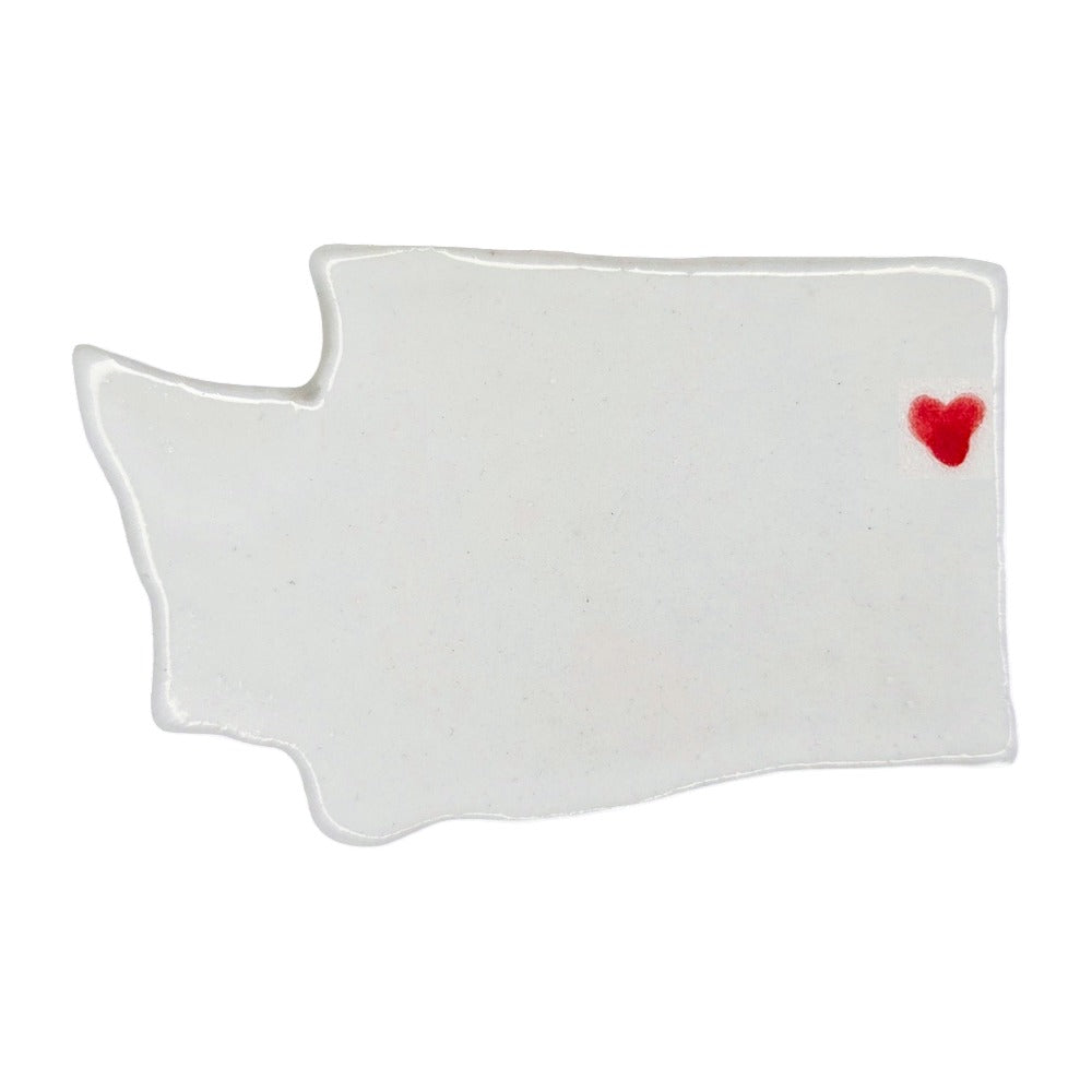 Spokane Ceramic Magnet for Fridge - Unique Handmade Washington State Gift