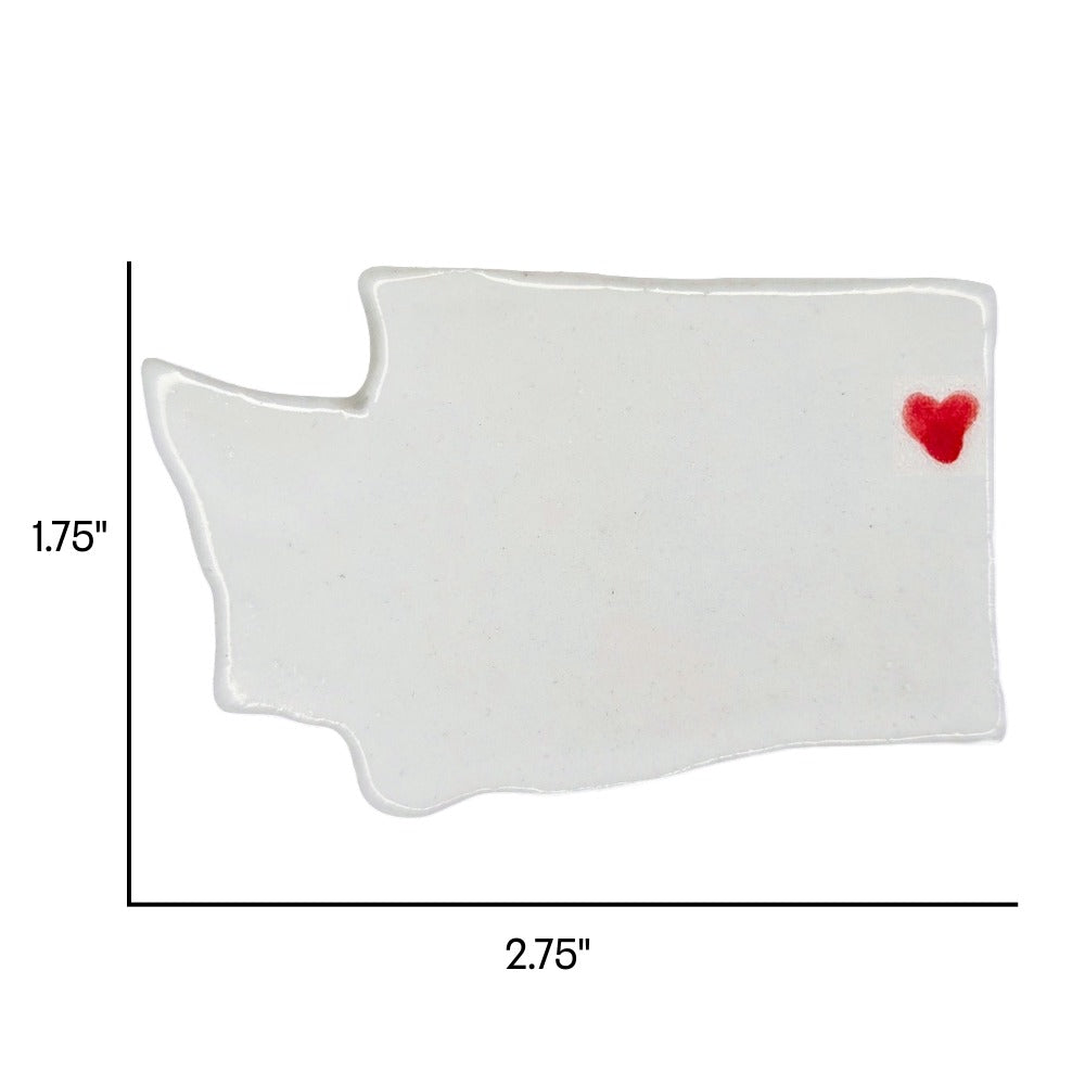 Spokane Ceramic Magnet for Fridge - Unique Handmade Washington State Gift