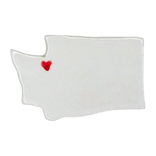 Tacoma Ceramic Magnet for Fridge - Unique Handmade Washington State Gift