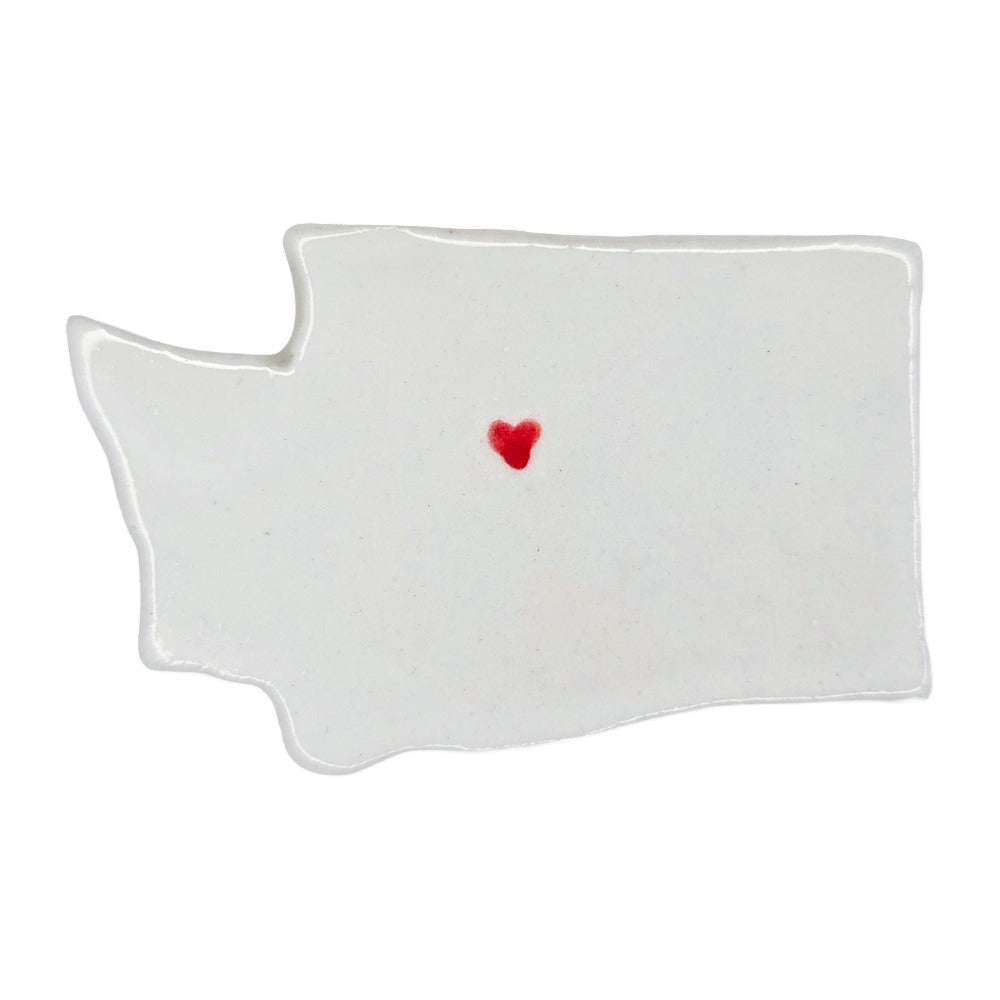 Wenatchee Ceramic Magnet for Fridge - Unique Handmade Washington State Gift