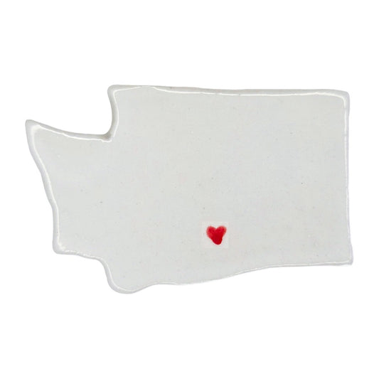 Yakima Ceramic Magnet for Fridge - Unique Handmade Washington State Gift