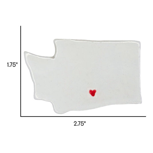 Yakima Ceramic Magnet for Fridge - Unique Handmade Washington State Gift